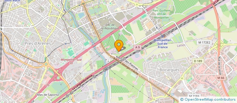 localisation de l'entreprise LVEM à MONTPELLIER