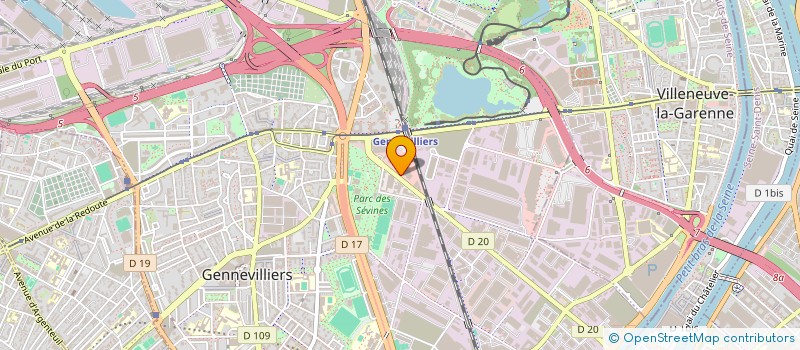 localisation de l'entreprise LVET à GENNEVILLIERS