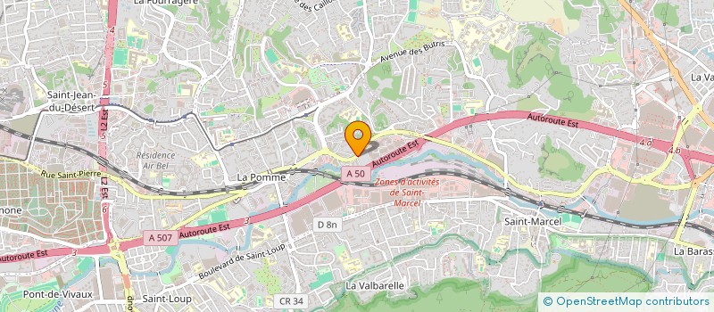 localisation de l'entreprise LVF à MARSEILLE