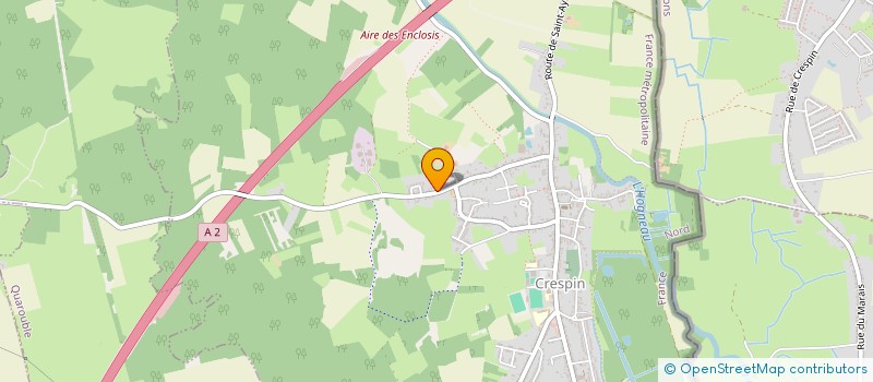 localisation de l'entreprise LVF  CRESPIN