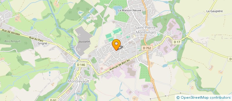 localisation de l'entreprise LVF IMMO 49  BEAUPREAU-EN-MAUGES