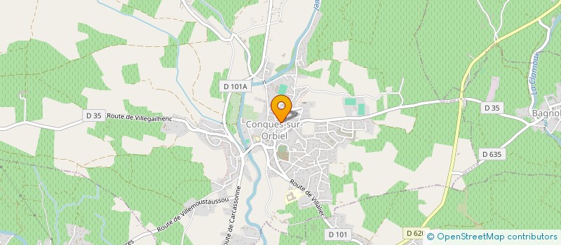 localisation de l'entreprise LVFV  CONQUES-SUR-ORBIEL