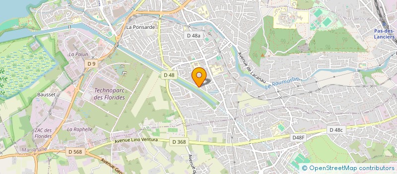 localisation de l'entreprise LVG 5  MARIGNANE