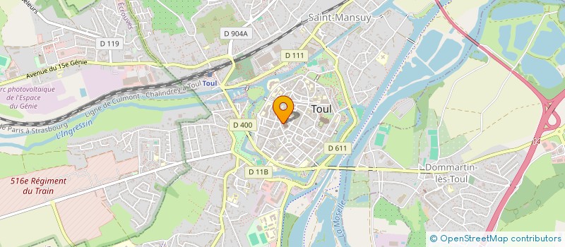 localisation de l'entreprise LVG  TOUL