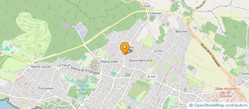 localisation de l'entreprise LVG-IMMO à SAINT-PALAIS-SUR-MER