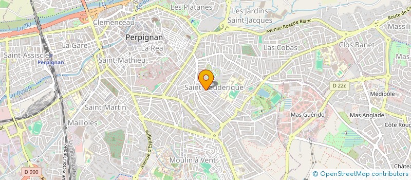 localisation de l'entreprise LVH  PERPIGNAN