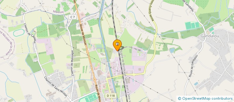 localisation de l'entreprise LVH  CASTELSARRASIN