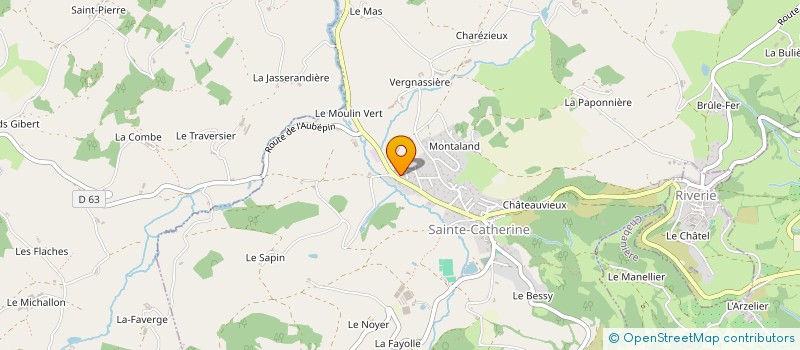 localisation de l'entreprise LVH à SAINTE-CATHERINE