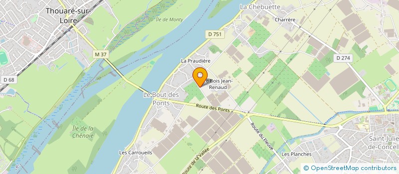 localisation de l'entreprise LVH  SAINT-JULIEN-DE-CONCELLES