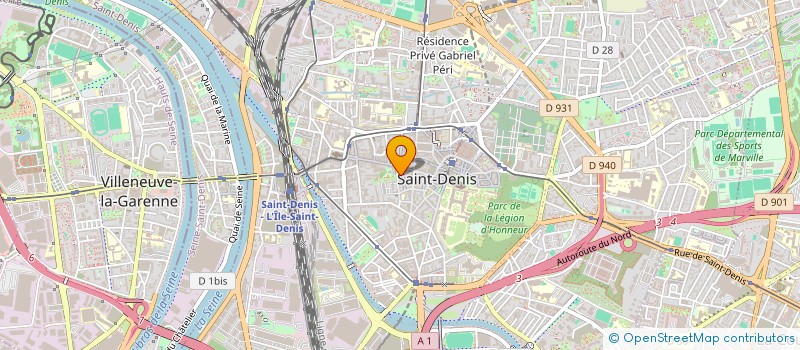 localisation de l'entreprise LVH  SAINT-DENIS