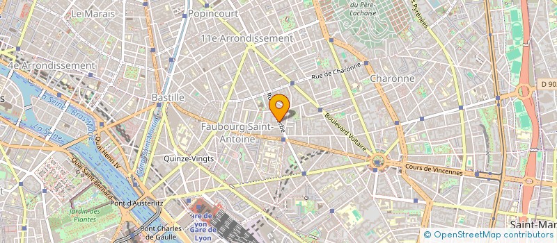 localisation de l'entreprise LVH  PARIS