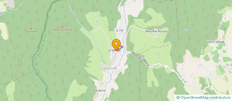 localisation de l'entreprise LVH ENVIRONNEMENT  COBONNE