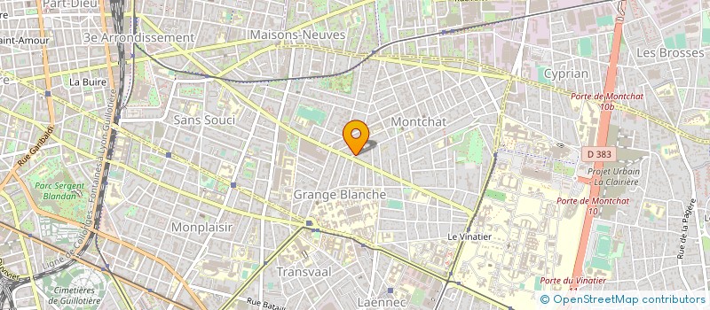 localisation de l'entreprise LVHT  LYON