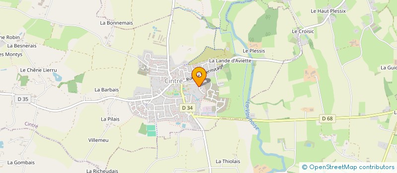 localisation de l'entreprise LVI  CINTRE