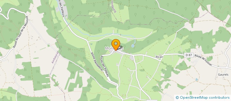 localisation de l'entreprise LVI  MONTSALES