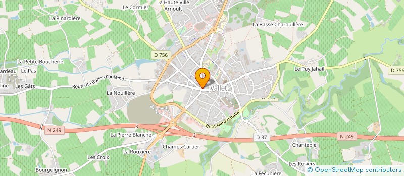 localisation de l'entreprise LVI IMMOBILIER à VALLET