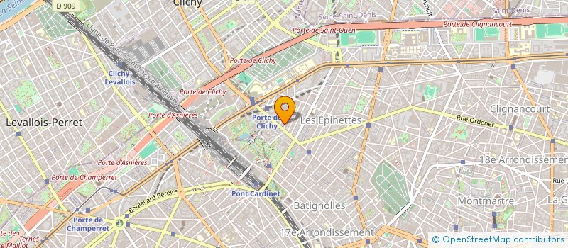 localisation de l'entreprise LVI SARL à PARIS
