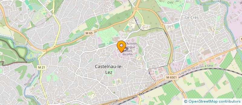 localisation de l'entreprise LVID à CASTELNAU-LE-LEZ