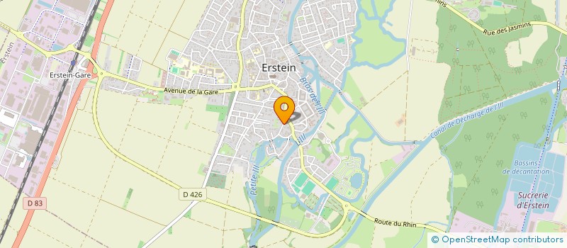 localisation de l'entreprise LVINOX  ERSTEIN