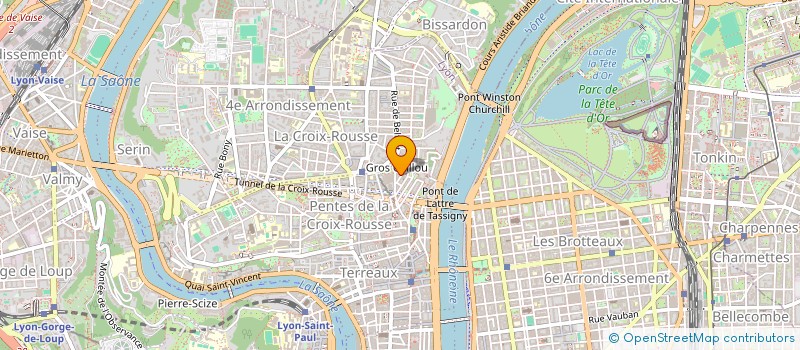 localisation de l'entreprise LVISION CONSULTING à LYON