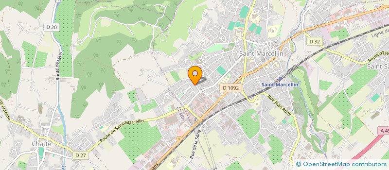 localisation de l'entreprise LVJ  CHATTE