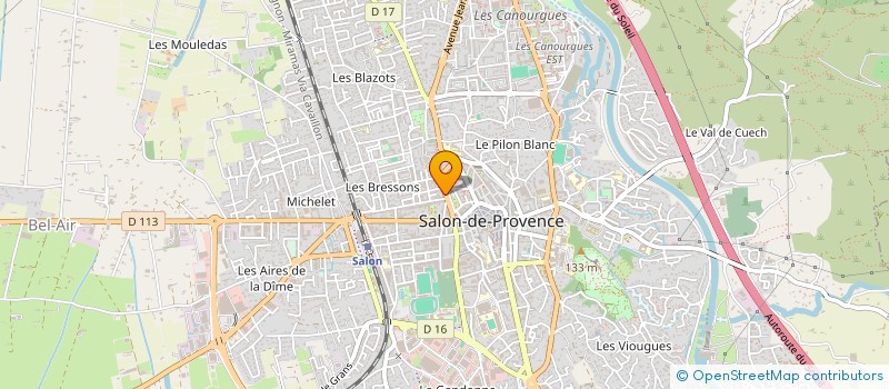 localisation de l'entreprise LVJ  SALON-DE-PROVENCE