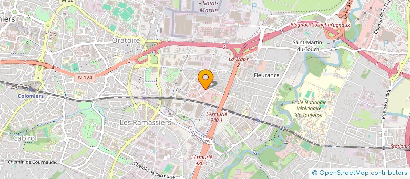 localisation de l'entreprise LVJM GROUP à TOULOUSE