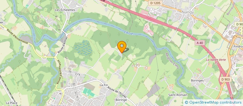 localisation de l'entreprise LVJMB à REIGNIER-ESERY