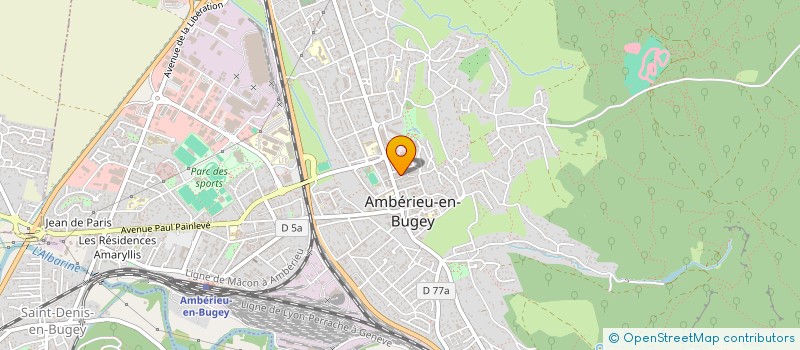 localisation de l'entreprise LVK SERVICES  AMBERIEU-EN-BUGEY