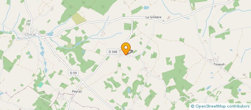 localisation de l'entreprise LVKP à CHIRAC
