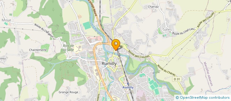 localisation de l'entreprise LVL  RUMILLY
