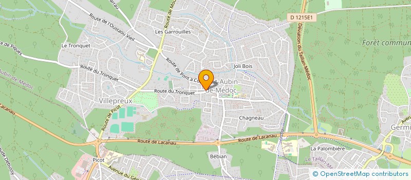 localisation de l'entreprise LVL  SAINT-AUBIN-DE-MEDOC