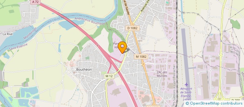 localisation de l'entreprise LVL  ANDREZIEUX-BOUTHEON