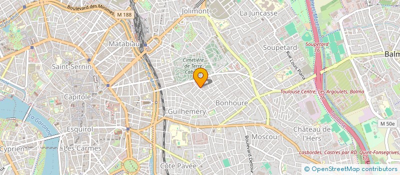 localisation de l'entreprise LVL à TOULOUSE
