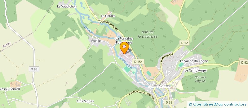 localisation de l'entreprise LVL à SAINT-SAENS