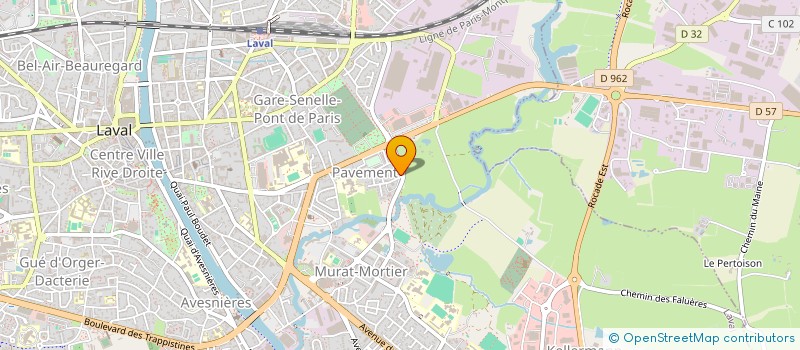 localisation de l'entreprise LVL AUTO à LAVAL