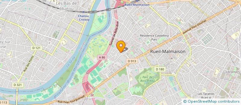 localisation de l'entreprise LVL CONSEIL à RUEIL-MALMAISON