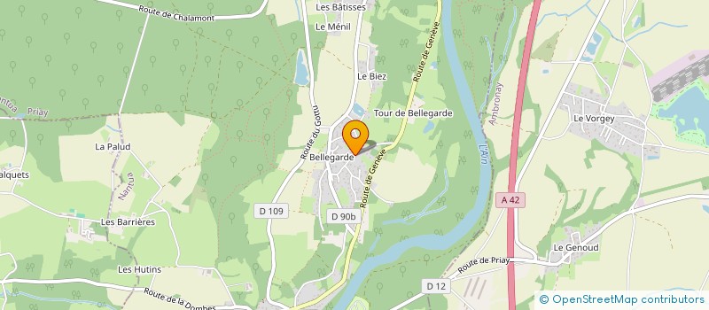 localisation de l'entreprise LVL GROUP  PRIAY