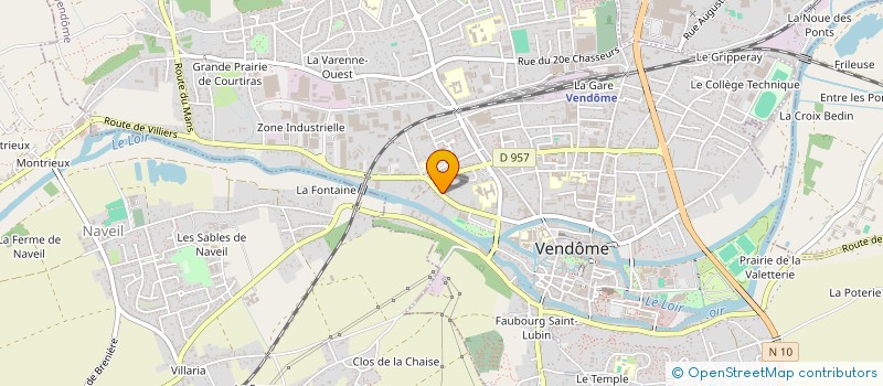 localisation de l'entreprise LVL INVEST  VENDOME