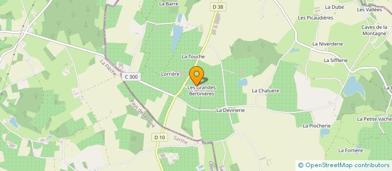 localisation de l'entreprise LVL POMANJOU  SAINT-AUBIN-LE-DEPEINT