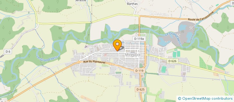 localisation de l'entreprise LVL SIPRA à MIREPOIX