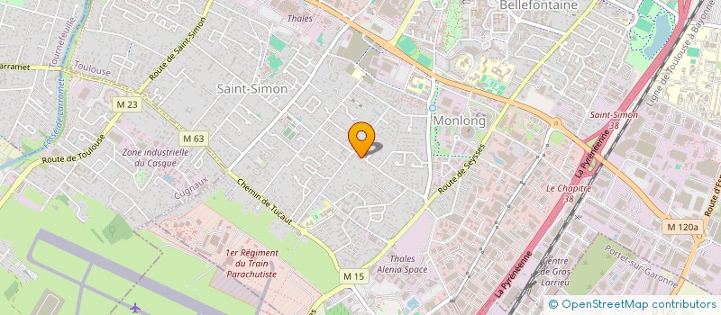 localisation de l'entreprise LVLA. à TOULOUSE