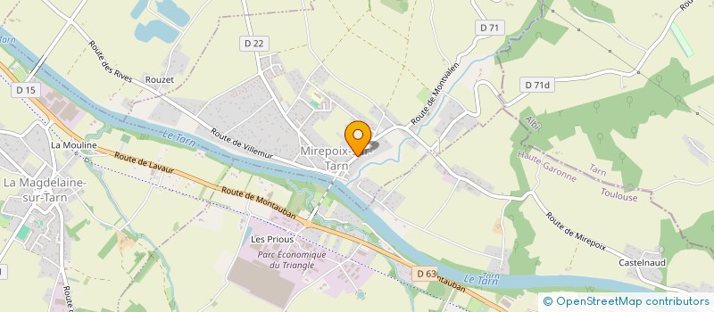 localisation de l'entreprise LVLP  MIREPOIX-SUR-TARN