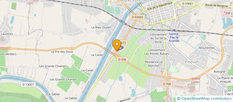 localisation de l'entreprise LVLS EXPERTISE COMPTABLE  PINEUILH