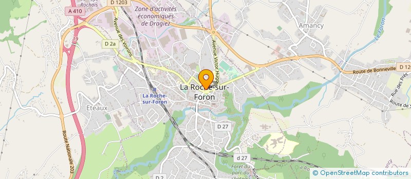 localisation de l'entreprise LVM 175  LA ROCHE-SUR-FORON