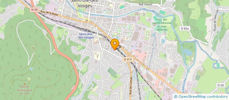 localisation de l'entreprise LVM 52  SAINT-DIE-DES-VOSGES