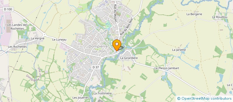 localisation de l'entreprise LVM  DOMPIERRE-SUR-YON