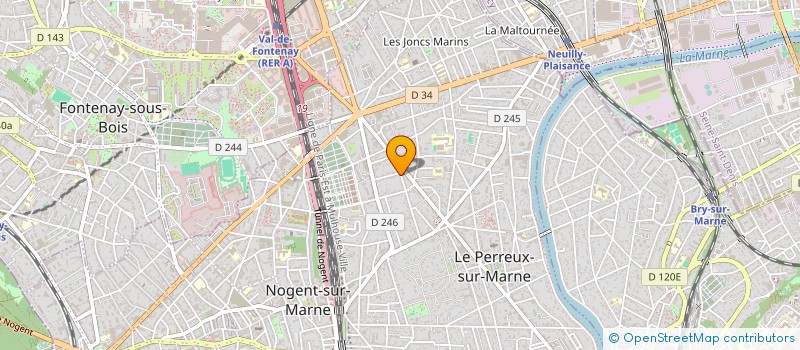 localisation de l'entreprise LVM ADVISORY  LE PERREUX-SUR-MARNE