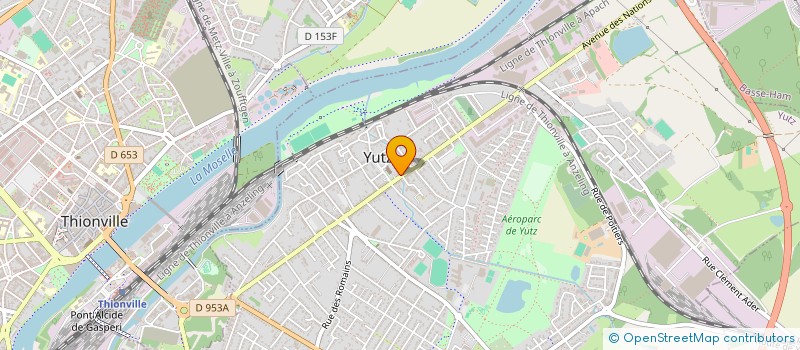 localisation de l'entreprise LVM ELEC  YUTZ