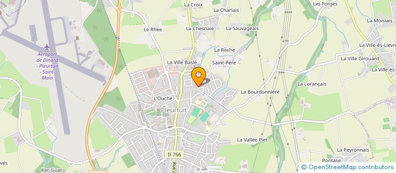 localisation de l'entreprise LVM IMMO  PLEURTUIT